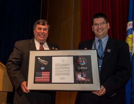 Deputy Center Director George Morrow at the Hubble 25th Annivers