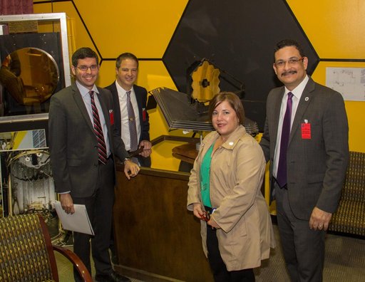 Uroyoan Walker, President University of Puerto Rico visits Godda