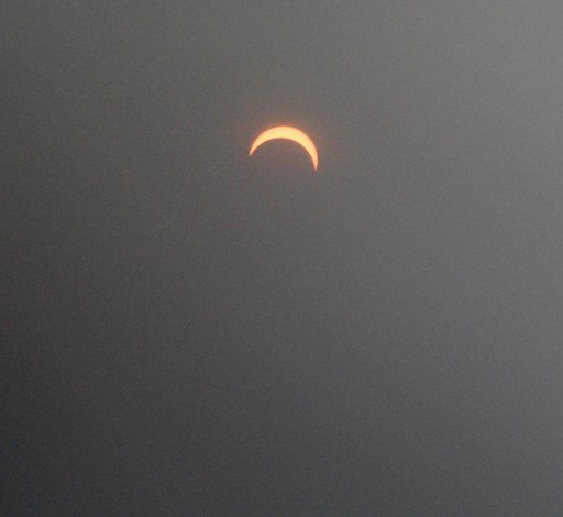 Solar Eclipse viewing at the Goddard Space Flight Center Mall
