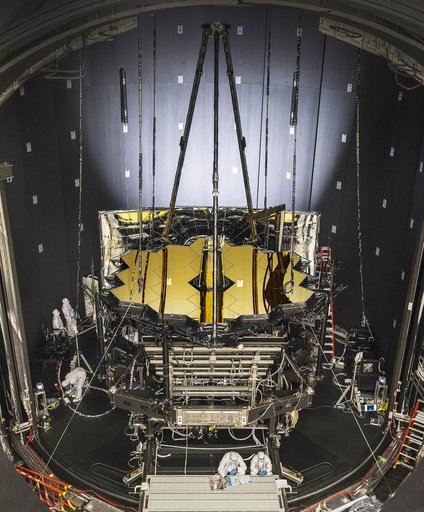 NASA's Webb Telescope "chilling out" in Houston for the summer