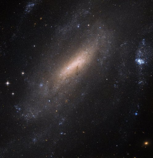 Hubble "Crane-s" in for a Closer Look at a Galaxy
