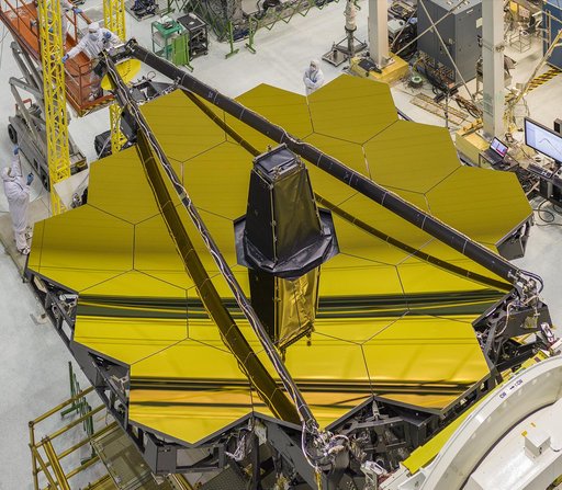 JWST's Golden Mirror Revealed