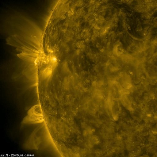 Towering Magnetic Arches Seen by NASA’s SDO