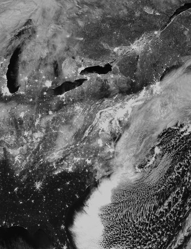 Snow across eastern United States