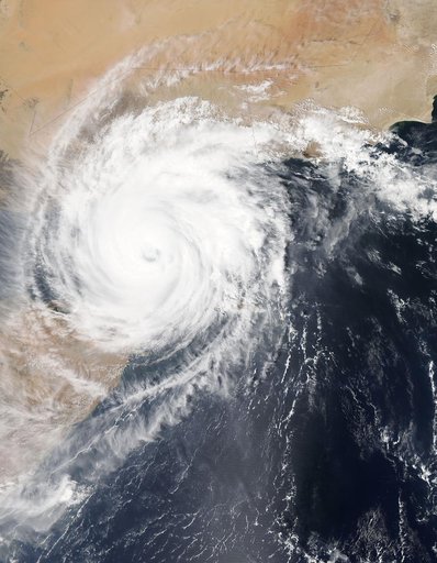 NASA Sees Cyclone Chapala Approaching Landfall in Yemen