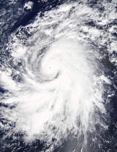 NASA Sees Hurricane Olaf Move into Central Pacific Ocean