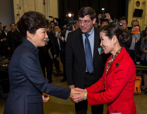 President Park Geun-hye of South Korea Visits NASA Goddard
