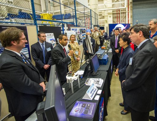 President Park Geun-hye of South Korea Visits NASA Goddard