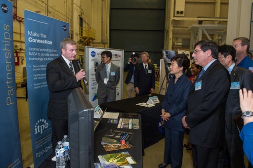 President Park Geun-hye of South Korea Visits NASA Goddard
