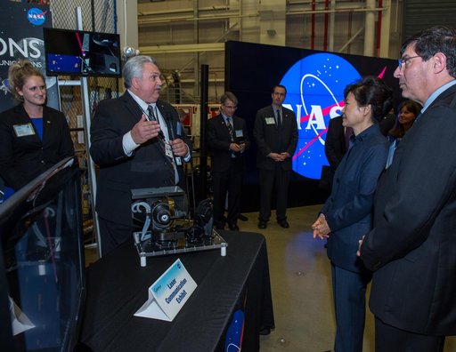 President Park Geun-hye of South Korea Visits NASA Goddard