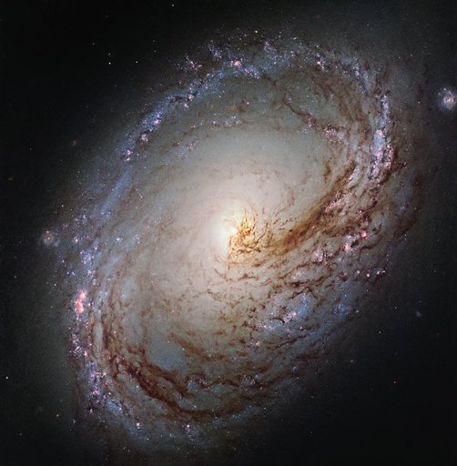 Hubble Peers into the Heart of a Galactic Maelstrom