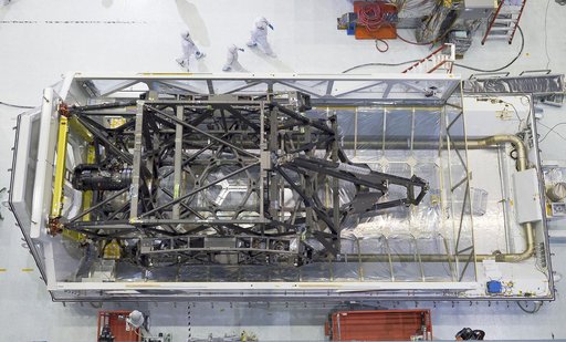 James Webb Space Telescope Backplane Arrives at NASA Goddard for Mirror Assembly