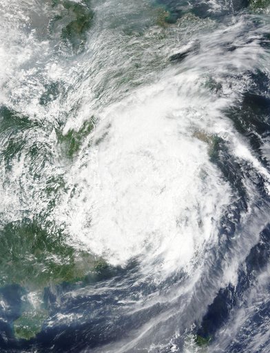 NASA Sees Typhoon Soudelor's Remnants Over Eastern China