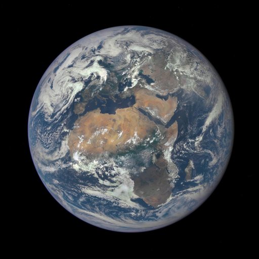 'EPIC' View of Africa and Europe from a Million Miles Away