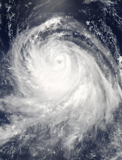 Typhoon Chan-Hom "Eyes" NASA's Aqua Satellite