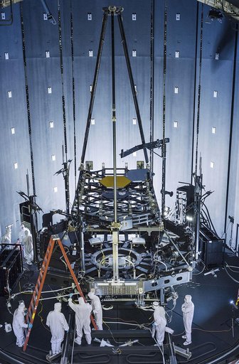 James Webb Space Telescope in NASA's giant thermal vacuum chamber