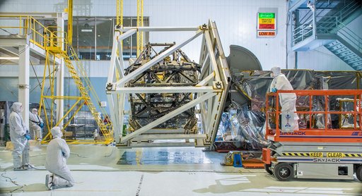 NASA's Webb Telescope ISIM Gets Cubed for Gravity Test