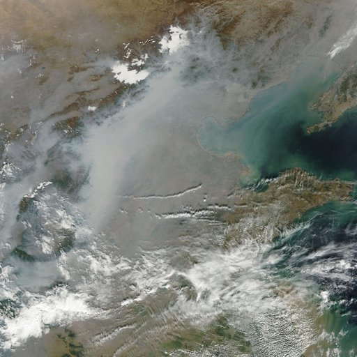 Haze over Eastern China