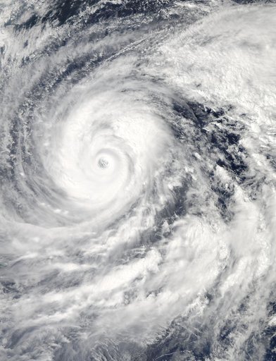 NASA's Aqua Satellite Tracking Super Typhoon Vongfong
