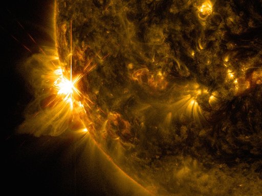 NASA's SDO Sees Solar Flares