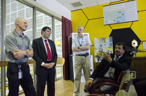 Dr. Neil deGrasse Tyson Visits NASA Goddard