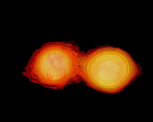 Neutron Stars Rip Each Other Apart to Form Black Hole