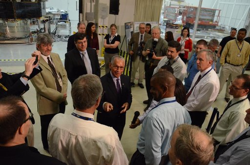 NASA Administrator Visits Goddard, Discusses MMS