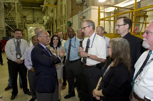 NASA Administrator Visits Goddard, Discusses MMS