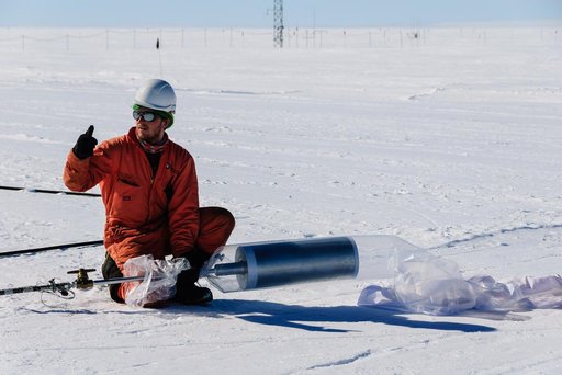 Ballooning in the constant sun of the South Pole summer