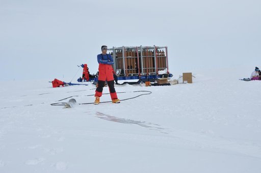 Ballooning in the constant sun of the South Pole summer
