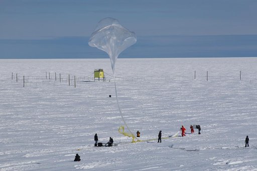 Ballooning in the constant sun of the South Pole summer
