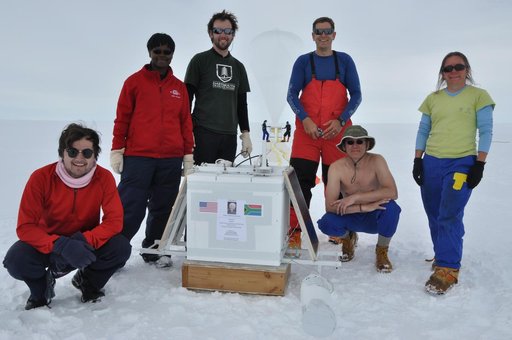 Ballooning in the constant sun of the South Pole summer