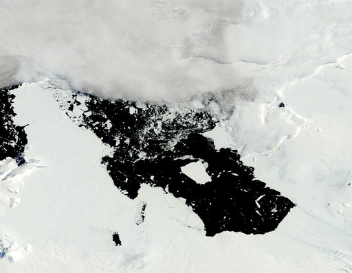 Iceberg from Pine Island Glacier, Antarctica