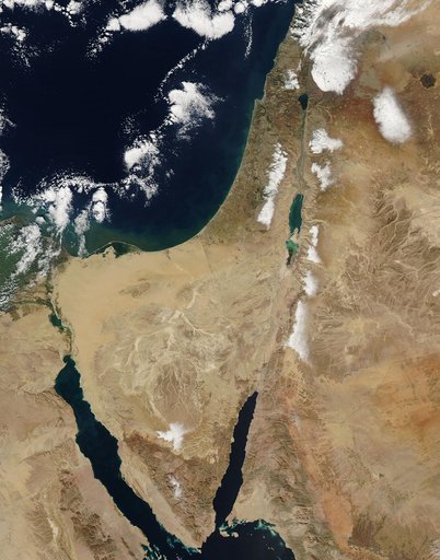 Snow in the Middle East