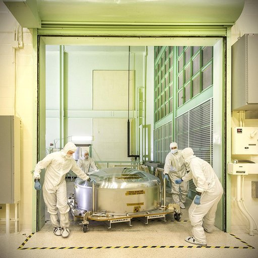 A James Webb Space Telescope Mirror Takes a Short Trip