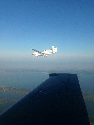 NASA HS3 Global Hawk on the Wing