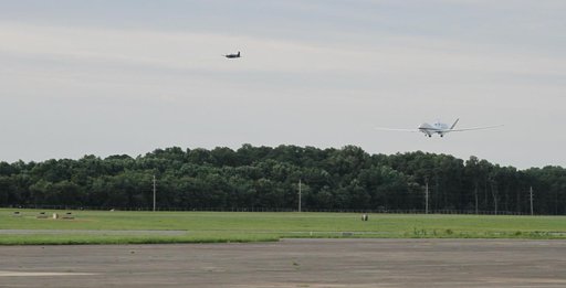 Global Hawk Aircraft Lands at NASA Wallops for Hurricane Mission