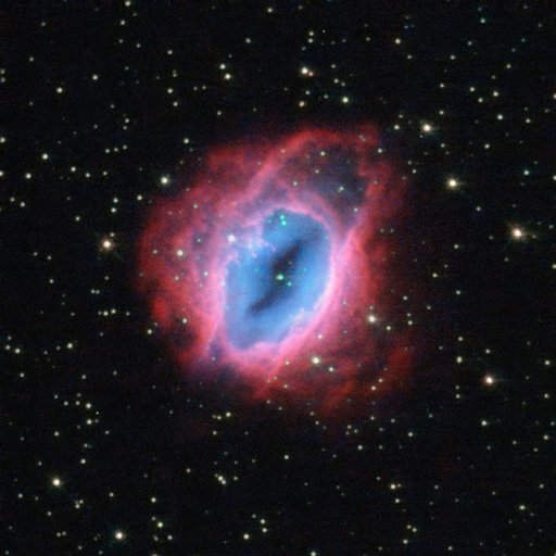 Hubble Observes Glowing, Fiery Shells of Gas