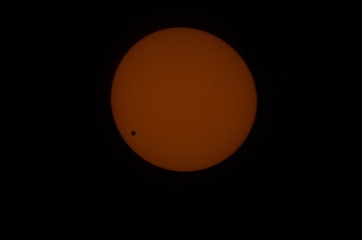 Venus Transit From ISS