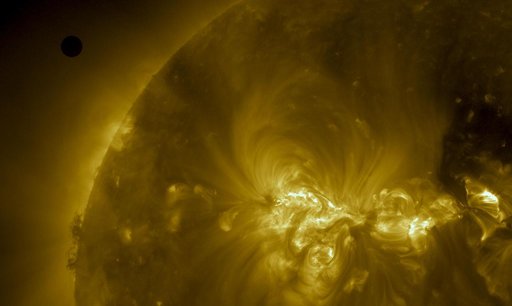 NASA's SDO Satellite Captures Venus Transit Approach -- Bigger, Better!