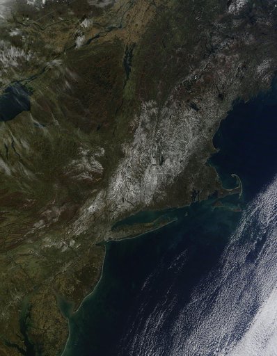 Satellite Sees Remaining Northeast Snowfall, Connecticut Still Recovering