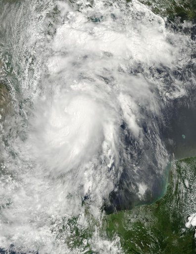 Tropical Storm Hermine in the Gulf of Mexico