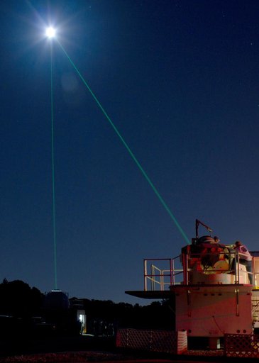 Goddard Celebrates International Observe the Moon Night with Laser Show