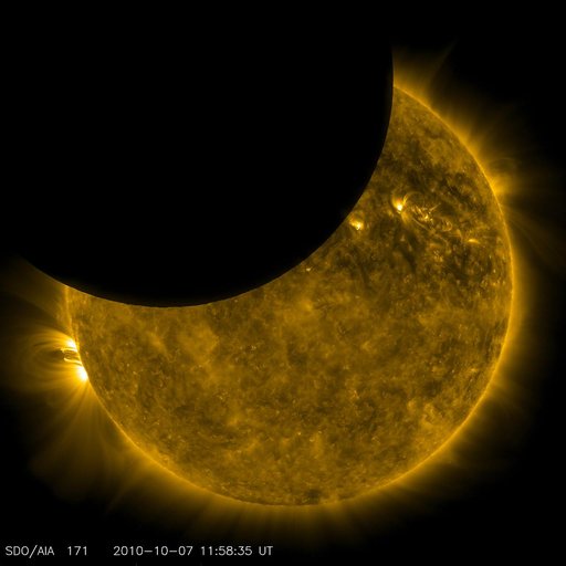 SDO Observed its First Lunar Transit