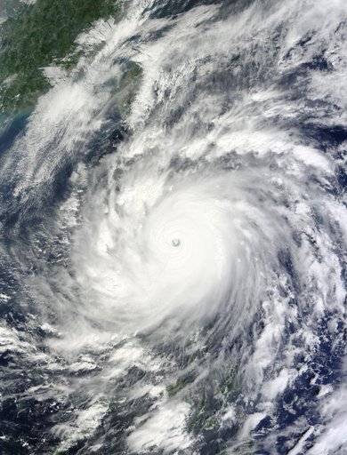 NASA's Terra Satellite Catches Powerful Supertyphoon Megi