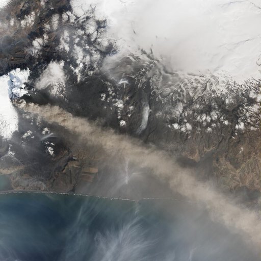Eruption of Eyjafjallajökull Volcano, Iceland May 2nd View