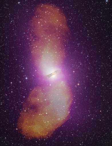 Cen A Radio Optical Gamma Composite