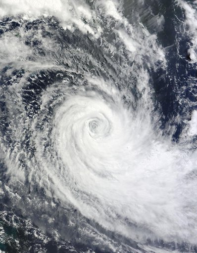 NASA Satellite Image of Tropical Cyclone Ului