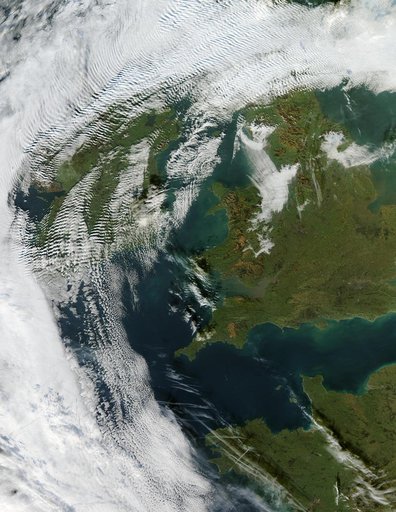 Wave Clouds over Ireland