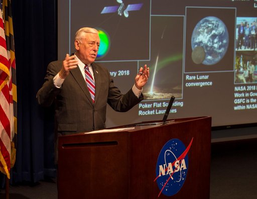 Representative Steny Hoyer visits Goddard Space Flight Center an